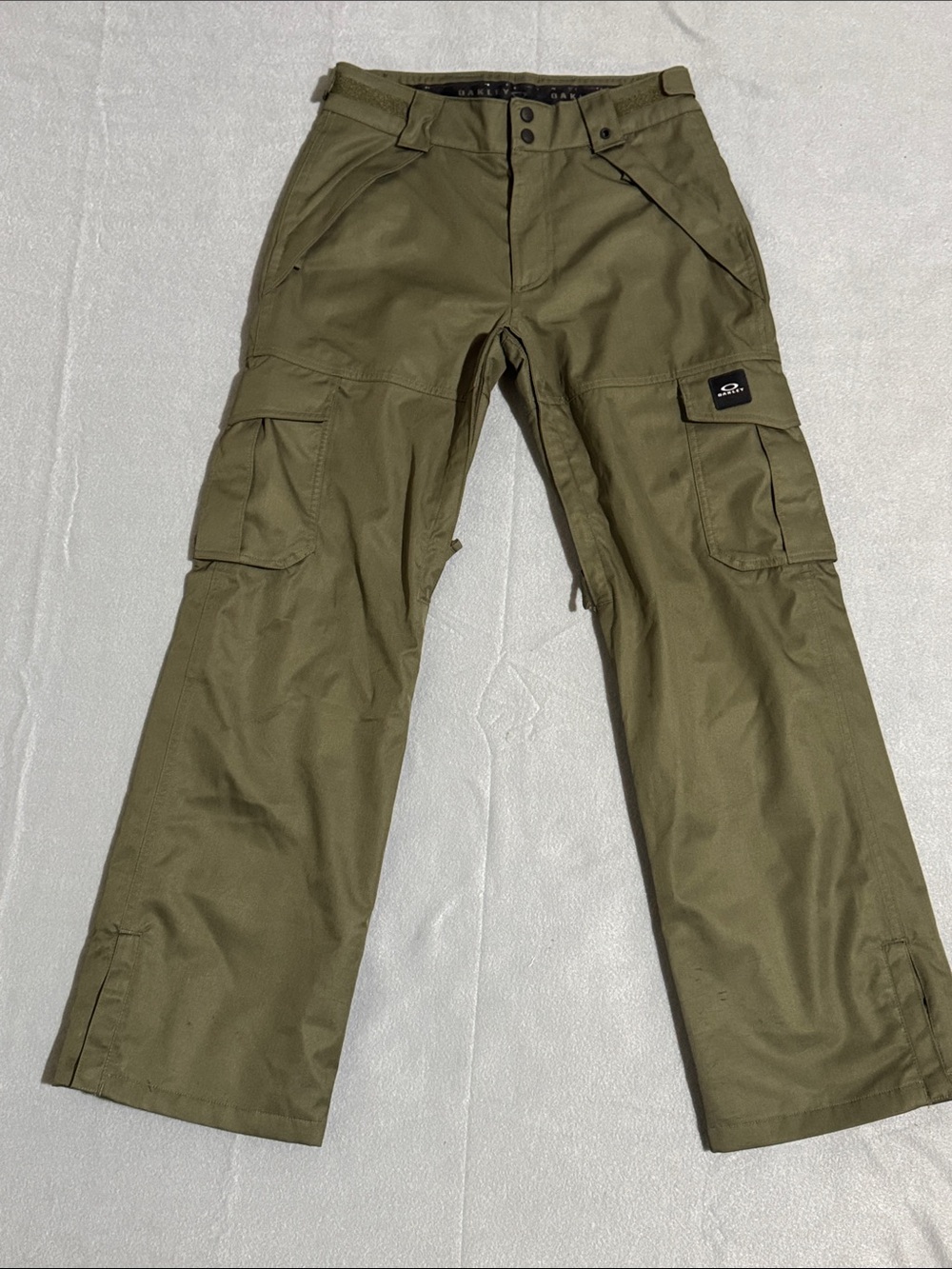 Oakley Snow Pants Mens S Green FN Dry 10K Softshell Ski Waterproof Snowboard